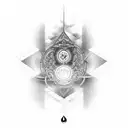 chakras tattoo design idea