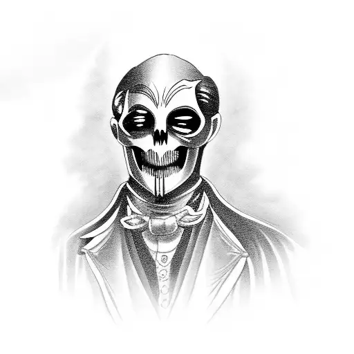 Phantom of the Opera tattoo design idea