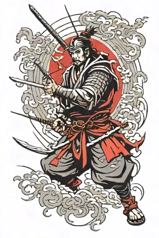 samurai tattoo design idea