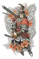 samurai tattoo design idea