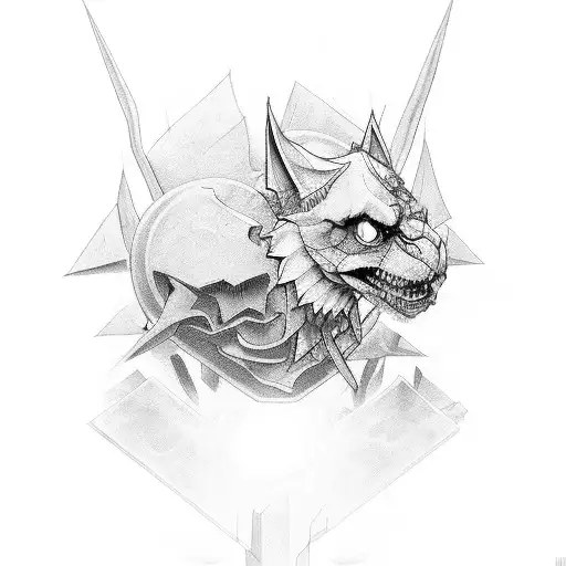 power and knowledge tattoo design idea