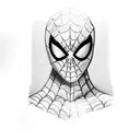 spiderman female sexy tattoo design idea