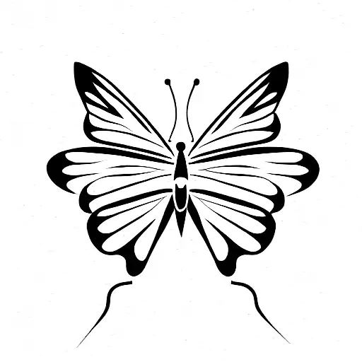 metamorphosis butterfly tattoo design idea