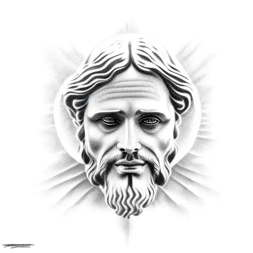 Scarface, Jesus, Mafias tattoo design idea
