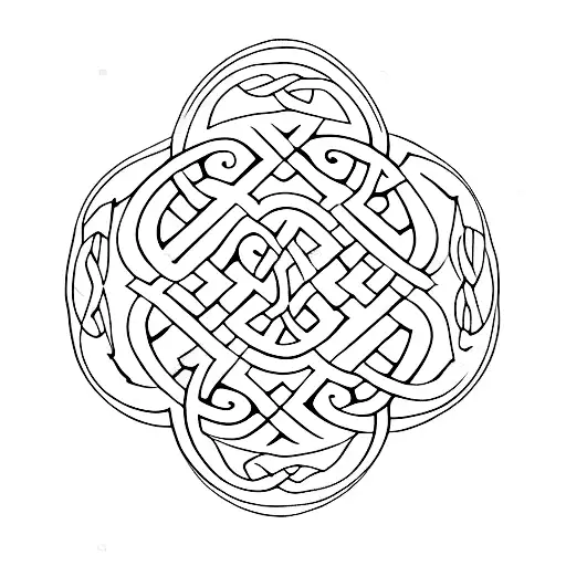 Celtic Knot tattoo design idea