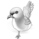 pigeon meme tattoo design idea