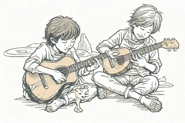 boywithuke tattoo design idea