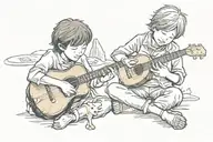 boywithuke tattoo design idea