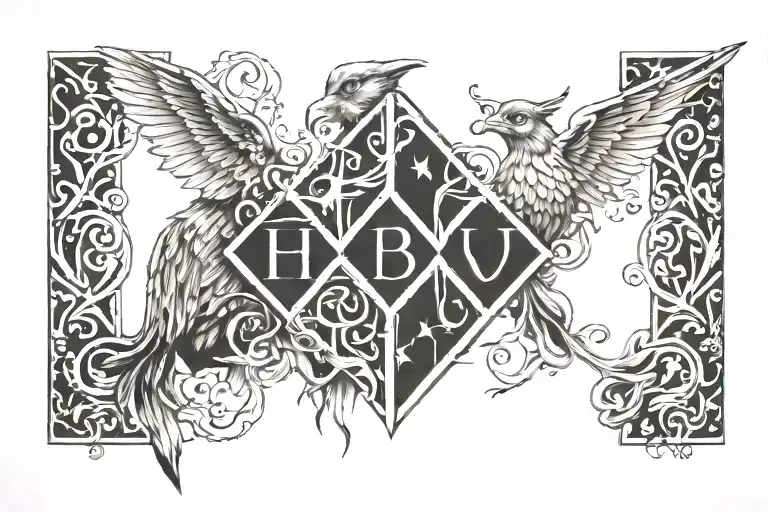 patron saint of Harry Potter tattoo design idea