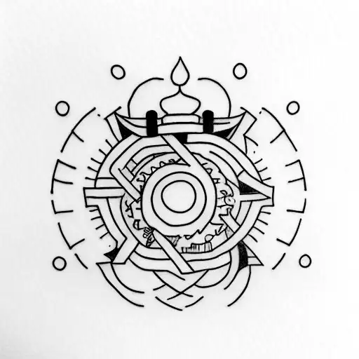 small simple Brotherhood matching tattoo unique  tattoo design idea