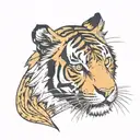 tiger scratch marks tattoo design idea