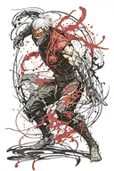 Raiden mortal kombat tattoo design idea