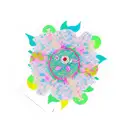 sakura flowers,stickers,sun tattoo design idea