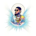 kid cudi tattoo design idea