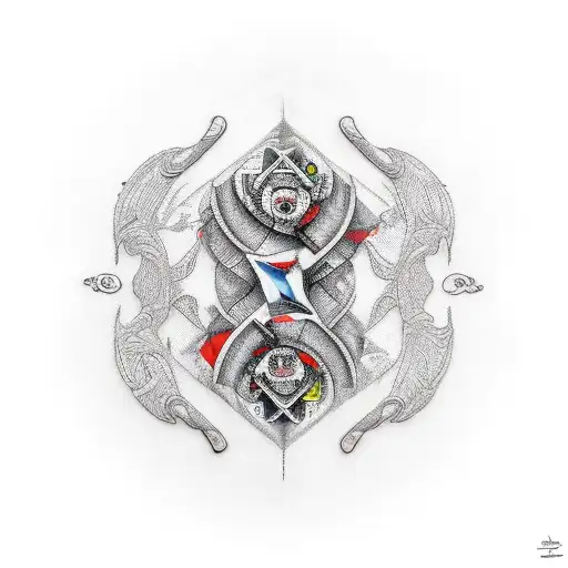 PlayStation mashup  tattoo design idea