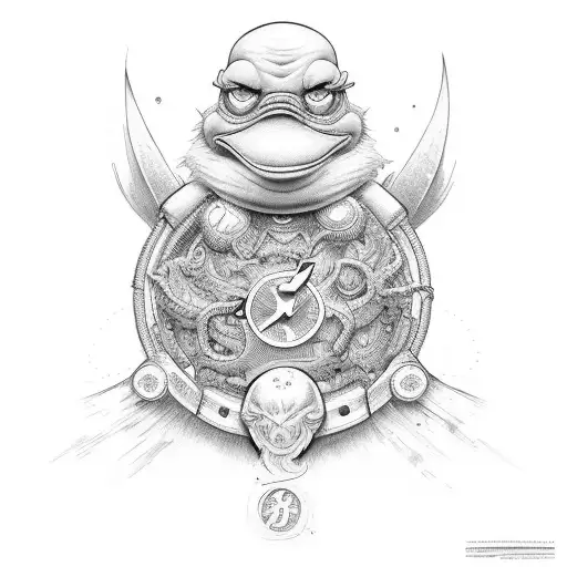 skrudz mcduck whis dollars and drakon tattoo design idea