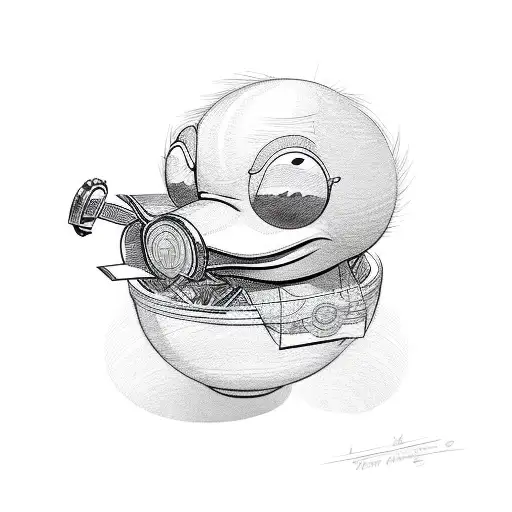 mcduck whis dollars  tattoo design idea