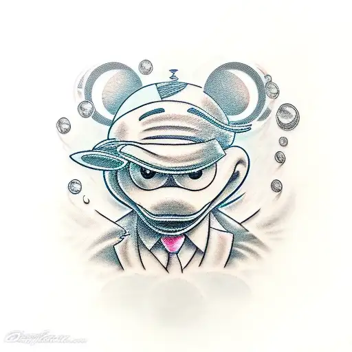  mcduck whis dollars  tattoo design idea