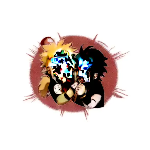 Sasuke marca maldição naruto tattoo design idea