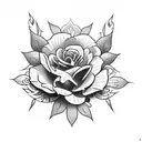 flores tattoo design idea