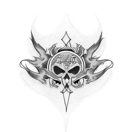 skate tattoo design idea