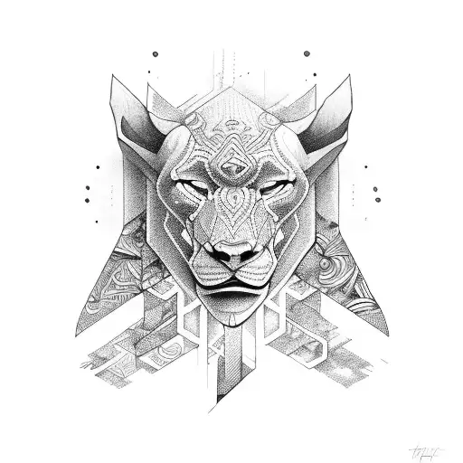 mtb+ tribal tattoo design idea