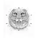 mtb+ tribal tattoo design idea