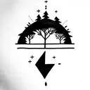 “He must increase, but I must decrease.”” ‭‭John‬ ‭3‬:‭30‬  tattoo design idea