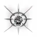 mark of Cain tattoo design idea