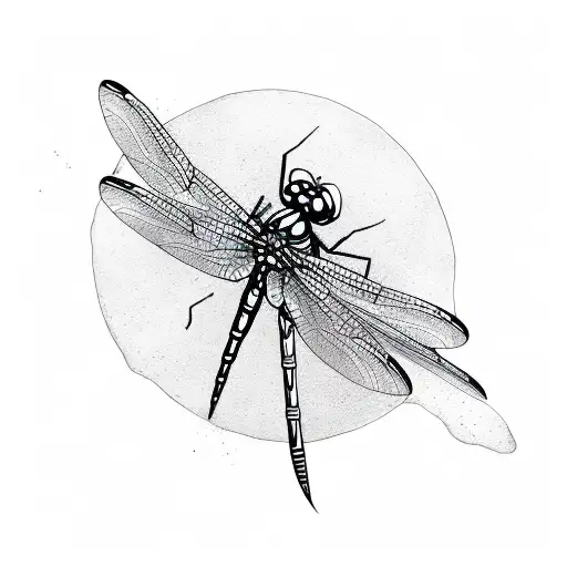 Dragonfly creek tattoo design idea