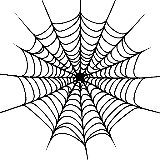 Spider Web tattoo design idea