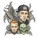not afraid eminem tattoo design idea