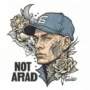 not afraid eminem tattoo design idea