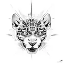 jaguar and quetzal tattoo design idea