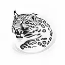 jaguar and quetzal tattoo design idea