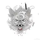  name Paty & Fer tattoo design idea