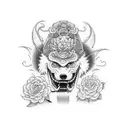  name Paty & Fer tattoo design idea