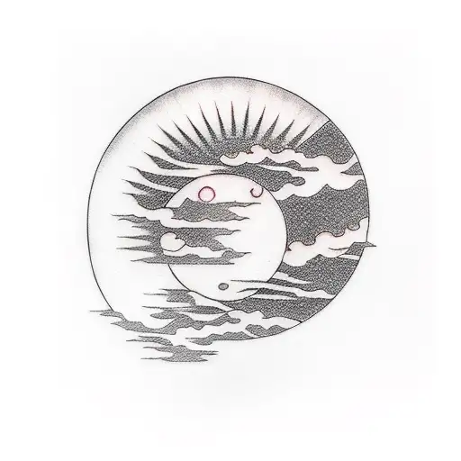 eclipse tattoo design idea