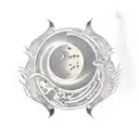 eclipse tattoo design idea