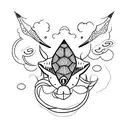 stingray tattoo design idea