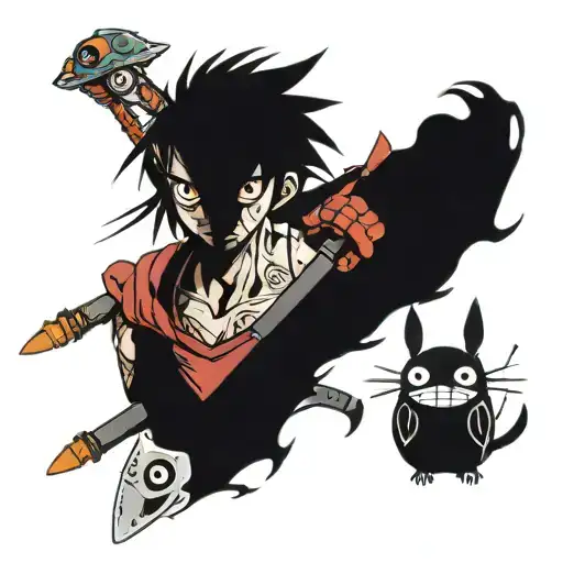 studio ghibli movies tattoo design idea