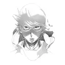  levi ackerman no ar com 2 espadas  tattoo design idea