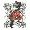 kuripika hxh judgement chain tattoo design idea