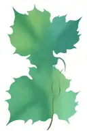 leaves falling tattoo design idea