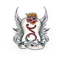 guitar tattoo design idea