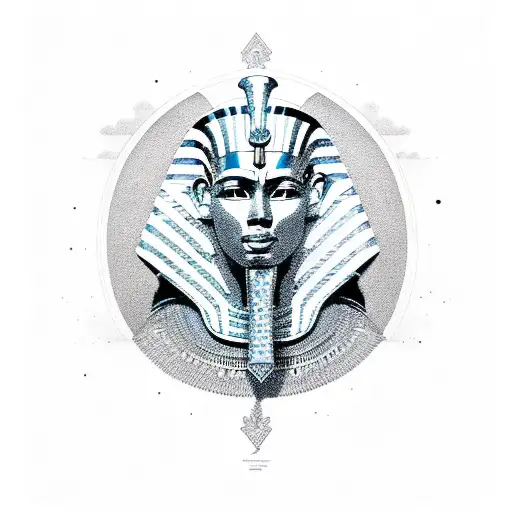 pharaoh  tattoo design idea