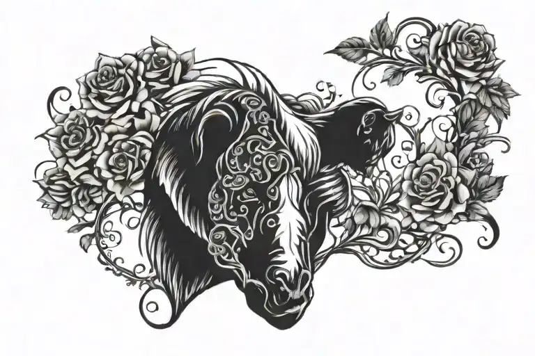 Lover Loner tattoo design idea