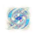 universe contained within a rectangle with some stars and galaxies escaping the boundary  tattoo design idea