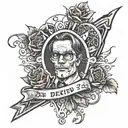 Dexter boyfriend name he my darkness I'm the light   tattoo design idea