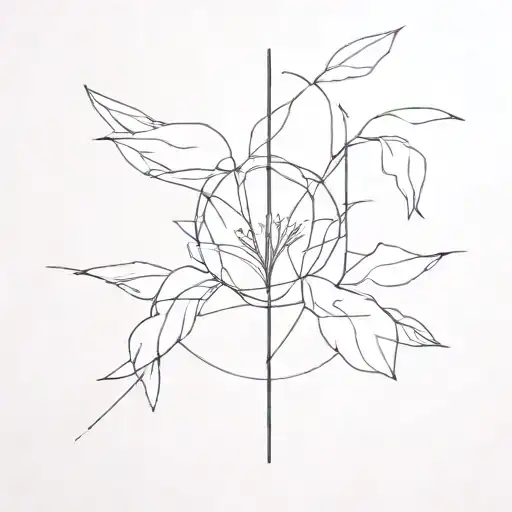 I would like a tattoo similar to the one depicted in the attached image. The design should feature a date with the follo tattoo design idea